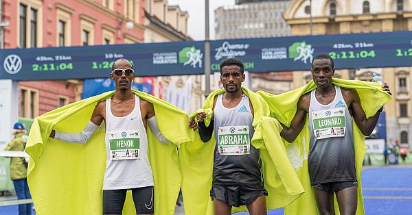 The winners of the VW 26th Ljubljana Marathon take 43rd and 50th place in world rankings